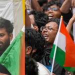India students celebrate Pradhan’s resignation, vow to continue protests